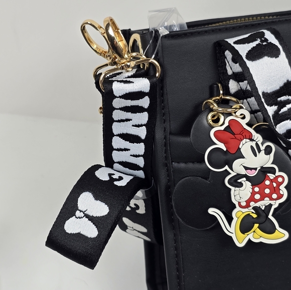 Disney Primark Minnie Mouse Purse Bag With Crossbody Strap Nwt - Picture 11 of 11